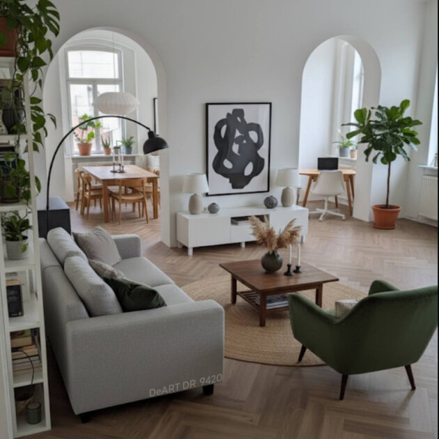 Кварцвиниловая плитка DeART RIGID DR 9420