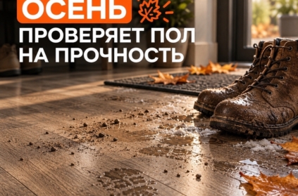Осень проверяет пол на прочность 🍂

Мокрая обувь, песок и грязь с улицы - привычная картина для осенней прихожей. А с первыми заморозками к ним добавляются...